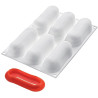 Kit Eclair 140 ml Stampo in silicone 129 x 40 e h 35 mm + cutter di Silikomart