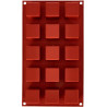 Stampo 15 piccoli cubi o small cube da 3,5 cm in silicone SF105 di Silikomart