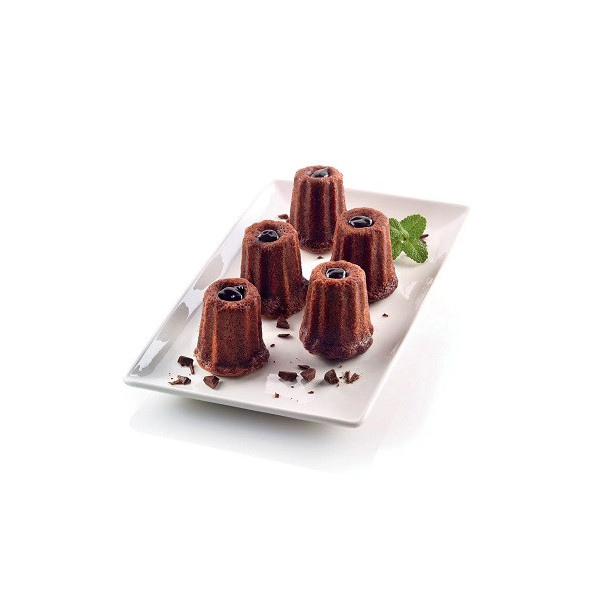 Stampo silicone 15 midi Cannele Bordelais ø45 mm ed h 45 mm da Silikomart