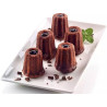 Stampo silicone 15 midi Cannele Bordelais ø45 mm ed h 45 mm da Silikomart