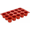 Stampo silicone 15 midi Cannele Bordelais ø45 mm ed h 45 mm da Silikomart