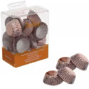 Set di 180 pirottini bon bon in carta forno color rosa oro di ø2,7xh1,7 cm da Decora