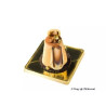 Stampo babà piccoli diametro 35 mm in silicone color terracotta SF019 da Silikomart