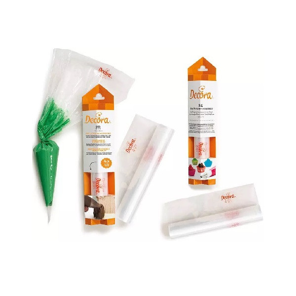 40 o 46 cm Sac a poche monouso Decora sacchi decoratori usa e getta in plastica trasparente