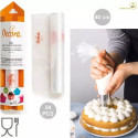 Sac a poche monouso 40 cm Decora: 24 sacchi decoratori usa e getta in plastica trasparente