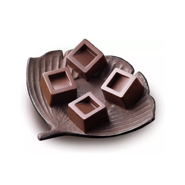Cubo Silikomart stampo in silicone 15 cioccolatini a forma di cubo 26X26 h18mm