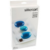 Mini Goccia Silikomart: stampo in silicone per 6 tortine 3D, gocce di dimensioni 6,8x3,3 cm