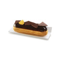 Set 100 vassoi monoporzioni rettangolari in plastica bianca da 14x4 cm, riutilizzabili da Silikomart