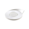 Set 100 vassoi monoporzioni rotondi in plastica bianca da 86 mm, riutilizzabili da Silikomart