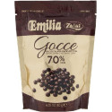 Gocce di cioccolato Emilia fondente extra 70% cacao 200 g Zaini