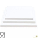 Da 20 a 40 cm sottotorta cartone bianco quadrato Decora vassoio torta rigido spessore 1,2 cm