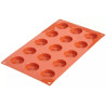Stampo 15 mini tartellette diametro 4,5 cm h 1 cm in silicone SF013 da Silikomart