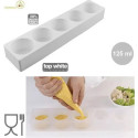 Multiflex 125 stampo silicone 5 Cilindri diametro 6 cm h 45 mm da Silikomart