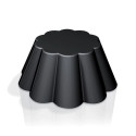 Briochette Silikomart stampo silicone nero SQ000 sessantaquaranta 24 brioche ø79 h 35 mm