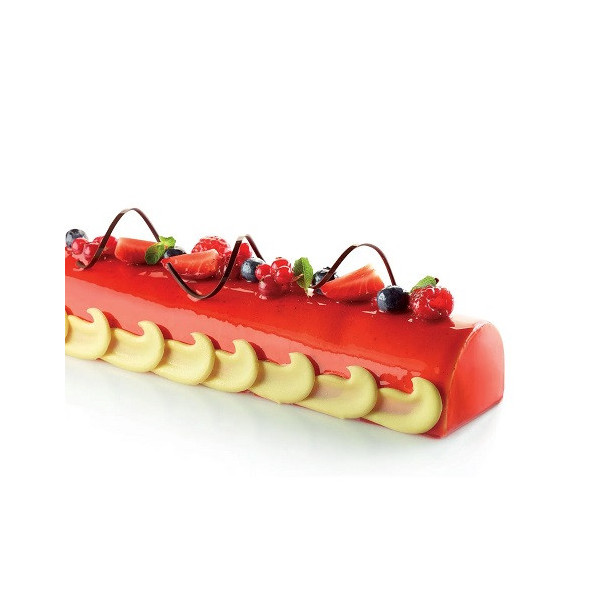 Tronco Silikomart stampo silicone nero SQ014 sessantaquaranta 4 tronchi 495x80 h 63 mm