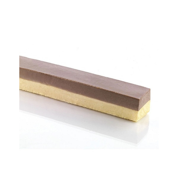 Tronchetto rettangolare Silikomart stampo silicone nero SQ017 sessantaquaranta 8 tronchi rettangolari piccoli 50x3 h 3 cm