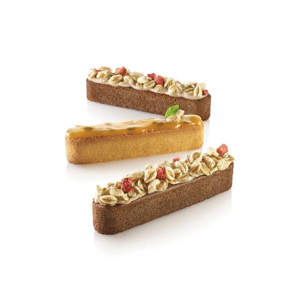 Fashion cake Silikomart stampo silicone nero SQ078 sessantaquaranta 32 fashion cake 130x25 h25 mm