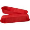 60 Pirottini rossi eclair in carta da forno da 135x35 h 25 mm da Decora