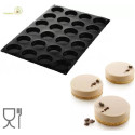 Stampo Sessantaquaranta Disco diametro 75 mm, altezza 15mm SQ077 in silicone da Silikomart