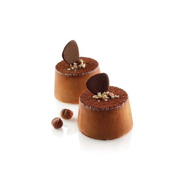 Muffin SQ009 Silikomart stampo silicone nero sessantaquaranta 24 mufifn ø69 h 39 mm