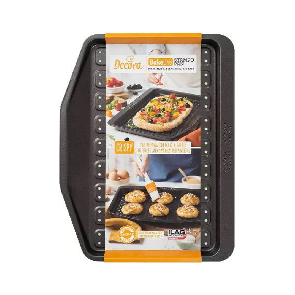 Teglia rettangolare Crisp and Fry della linea bake & cook Decora.