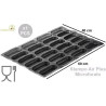 Air Plus 32 Midi Plumcake 60 x 40 Stampo 24 baguette o impronte sfilate 13 x 4,8  h 2 cm Silikomart