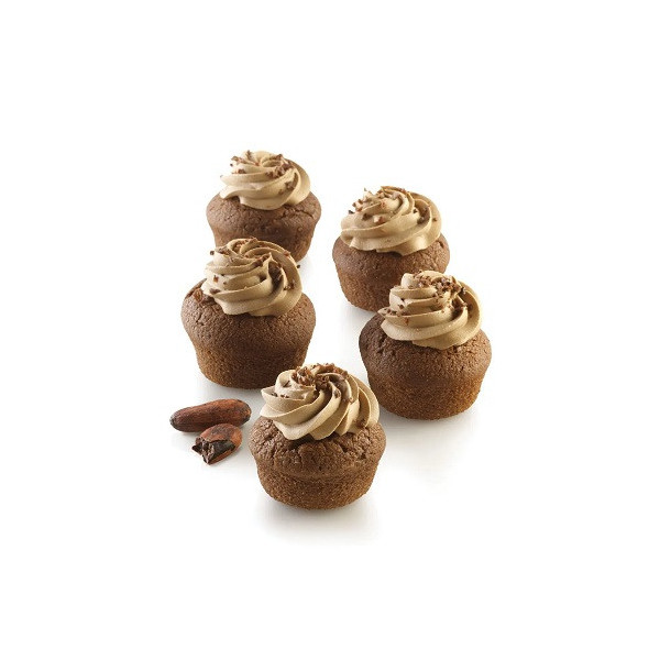 Air plus 18 round 30x40 Silikomart: 1 o 2 stampi silicone microforato da 20 impronte tonde di diametro 4,8 h 2,2 cm