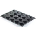 Air plus 18 round 30x40 Silikomart: 1 o 2 stampi silicone microforato da 20 impronte tonde di diametro 4,8 h2,2 cm