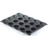 Air plus 18 round 30x40 Silikomart: 1 o 2 stampi silicone microforato da 20 impronte tonde di diametro 4,8 h2,2 cm