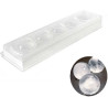 Mul3D 48 o 58 Silikomart set stampo silicone e stampo top su vassoio per sfere di gelato