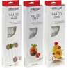 Kit Mul3D Silikomart: set 3 stampi silicone e stampi top su vassoio per gelati a sfera