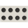 Sweet layers Silikomart stampo silicone con cutter per cilindri striati ø55 h 55 mm