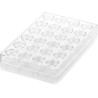 CH013 Kit Semisfera 01 Silikomart: Stampo Tritan 24 cioccolatini semisfera ⌀31 mm + Stampo silicone inserti CH013 Kit Semisfera 01 Silikomart: Stampo Tritan 24 cioccolatini semisfera ⌀31 mm + Stampo silicone inserti