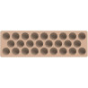 CH037 Kit Semisfera 02 Silikomart: stampo Tritan 24 cioccolatini semisfera ⌀35 mm + Stampo silicone inserti