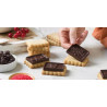 Tagliapasta CiocCookies Natale Decora: tagliapasta in plastica per gallette e stampo termoformato placchette cioccolato
