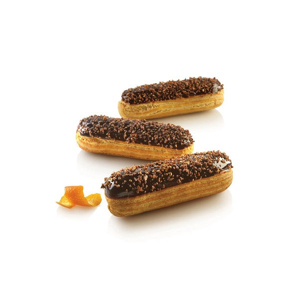 1 o 2 Air Plus 11 Eclair 30x40 Silikomart stampo silicone microforato 16 impronte 25x125xh5 mm