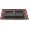 Tarte Ring Square 20x20xh2 cm Silikomart anello microforato crostata quadrata