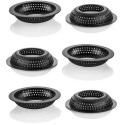 3D Tarte Ring Round ø8xh2 cm Silikomart anello microforato crostatina guscio cestino 3D set 6 pz