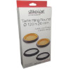 3D Tarte Ring Round ø8xh2 cm Silikomart anello microforato crostatina guscio cestino 3D set 6 pz