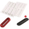 Kit Fingers 75: stampo in silicone più cutter più 10 vassoi da Silikomart