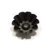Formina riccia con fondo rialzato in alluminio antiaderente diametro 6,8 cm ed altezza 2 cm da Vespa