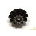 Formina riccia con fondo rialzato in alluminio antiaderente diametro 6,8 cm ed altezza 2 cm da Vespa