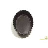 Formina brioche ovale o budino ovale da 11x7,5xh2,3 cm in alluminio antiaderente da Vespa.