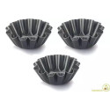 Formina budino in alluminio antiaderente ø11xh4,5 cm in confezione da 3 stampi Vespa