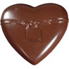 Stampo policarbonato 2 cuori giganti di cioccolato con lucchetto 7,8x8 cm da 40 g Stampo policarbonato 2 cuori giganti di cioccolato con lucchetto 7,8x8 cm da 40 g