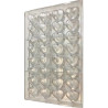 Stampo policarbonato 32 cioccolatini cuore con decoro 4 cuoricini 33x31xh15 mm 12 g