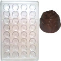 Stampo Rosellina di Cioccolato in Policarbonato – 32 Cavità Professionali Ø24,5×H20mm, 8g
