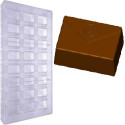 Stampo policarbonato cremino e-mail 24 cioccolatini 3x2xh1,5 cm 10 g