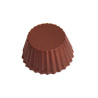Stampo bicchierino rigato: Stampo stampo policarbonato 24 bicchierini rigati di cioccolato ø38xh19 mm 18 g