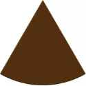 Tavoletta spicchio 80 g stampo policarbonato 4 spicchi di cioccolato 11x11xh1,1 cm